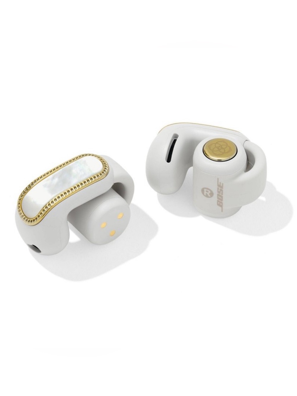 Kendra Scott Bose X Ultra 
Open-Ear Earbuds. Mother of Pearl.